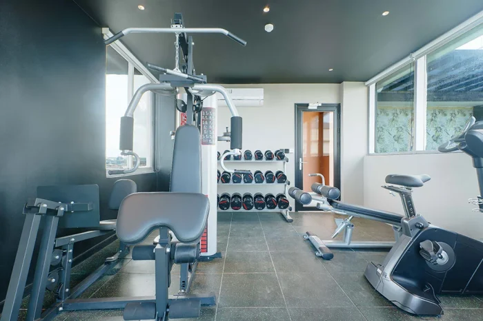Fitness center at Abantu Hotel in Mikocheni, Dar es Salaam.